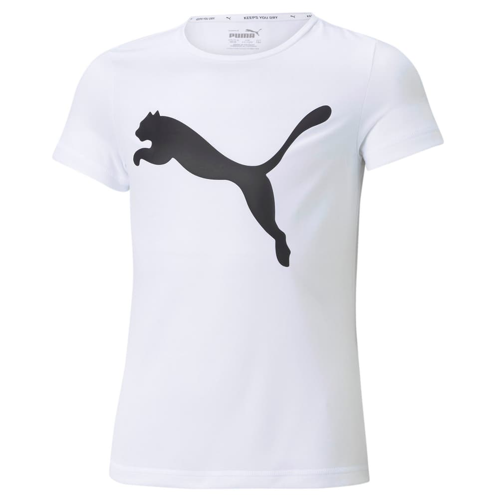 Active Tee T-shirt Puma 466383214010 Taglie 140 Colore bianco N. figura 1