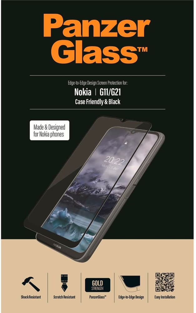 Case Friendly Nokia G11 / G21 Smartphone Schutzfolie Panzerglass 798800101497 Bild Nr. 1