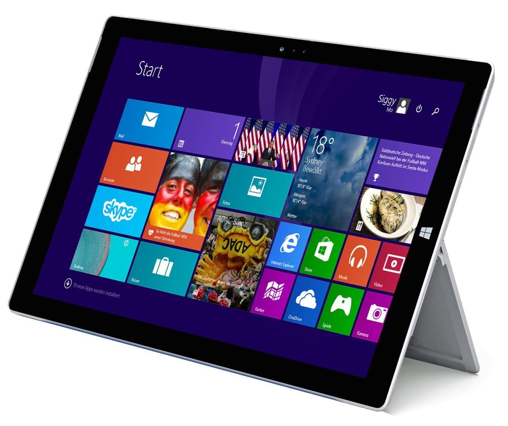 Surface Pro 3 128GB i5 4GB WiFi Win10 2 en 1 Microsoft 79787340000015 Photo n°. 1