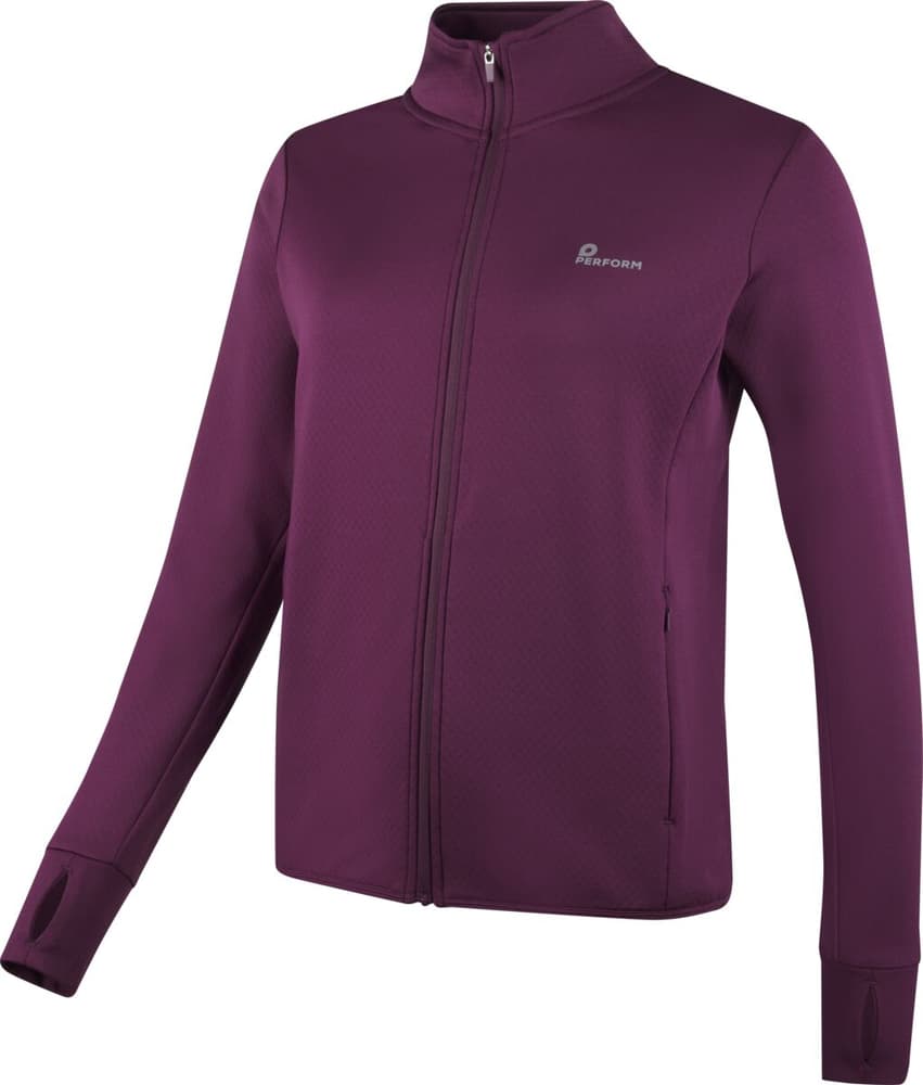 Longsleeve FZ Laufjacke Perform 467744704033 Grösse 40 Farbe Dunkelrot Bild-Nr. 1