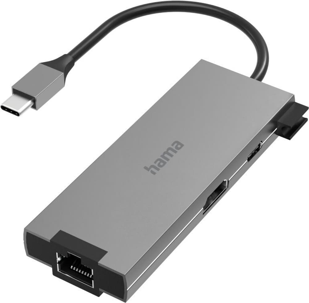 Multiport, 5 Ports, 2x USB-A, USB-C, HDMI™, LAN / Ethernet USB-Hub & Dockingstation Hama 785300179594 Bild Nr. 1