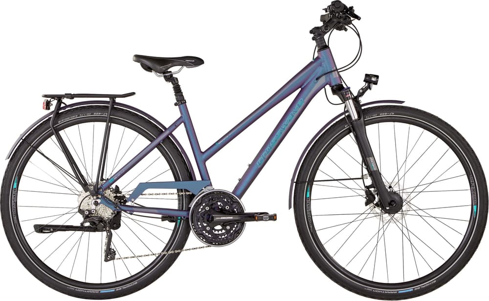 Quest Bicicletta da trekking Crosswave 464845504522 Colore blu scuro Dimensioni del telaio 45 N. figura 1