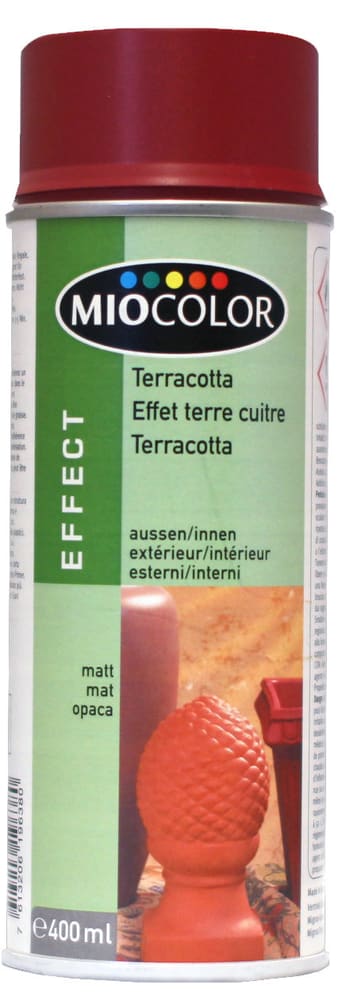 Terracotta Spray Effektlack Miocolor 660829500000 Farbe Rot Inhalt 400.0 ml Bild Nr. 1