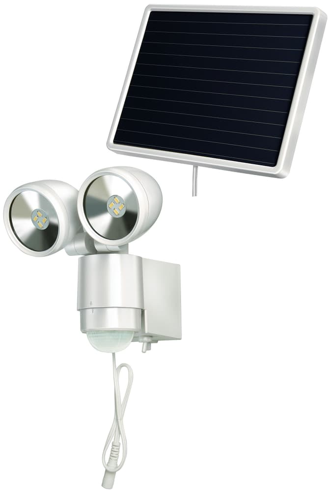 spot solaire gris-blanc à LED SOL 2x4 IP 44 Brennenstuhl 61314760000014 Photo n°. 1