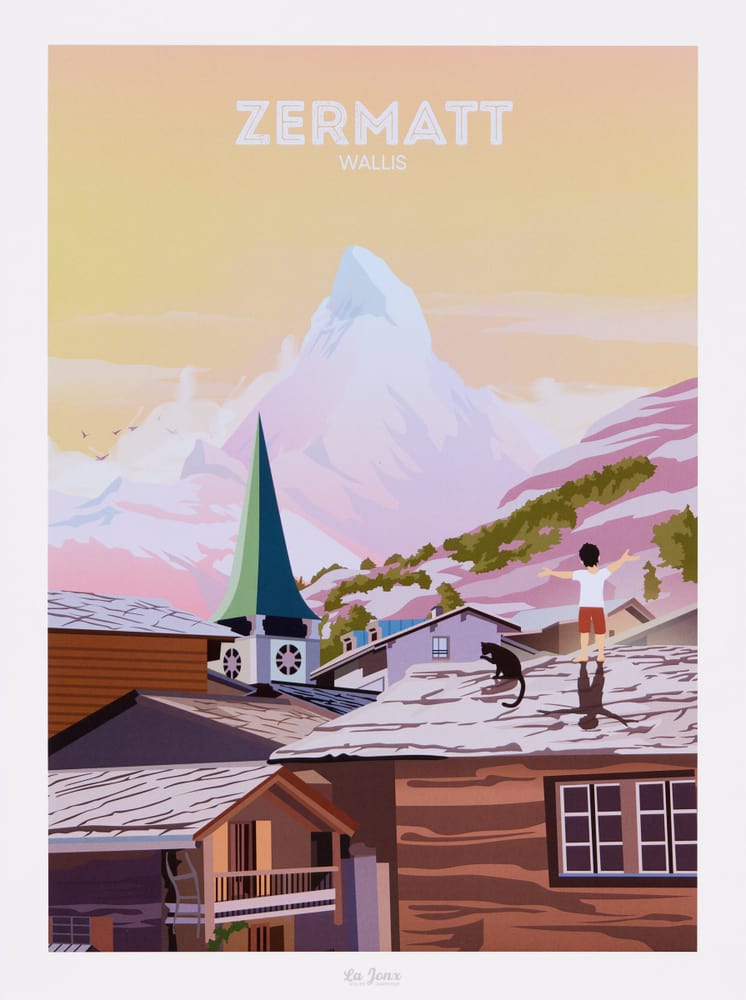 ZERMATT Poster La Jonx 433051400000 Bild Nr. 1