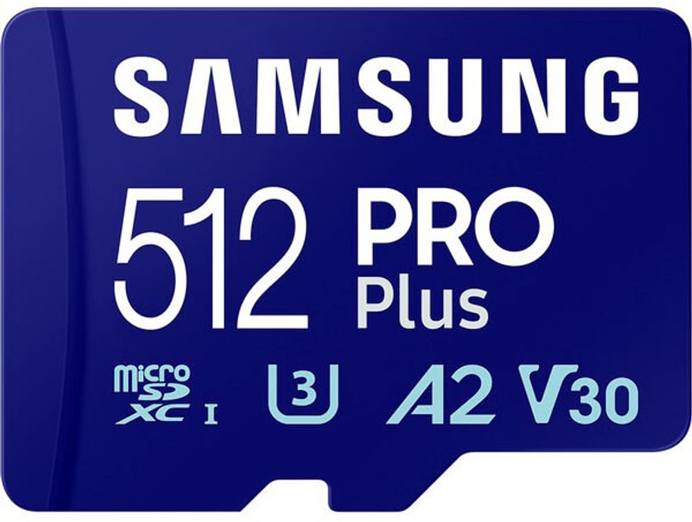 Pro+ microSDXC 180MB/s 512GB, V30, A2 Speicherkarte Samsung 798340400000 Bild Nr. 1