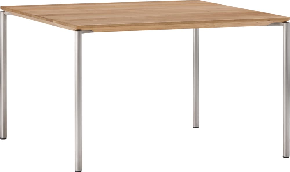 BAO Salontisch BAO Salontisch 402161200000 Grösse B: 65.0 cm x T: 65.0 cm x H: 40.0 cm Farbe Eiche massiv / Edelstahl Bild Nr. 1