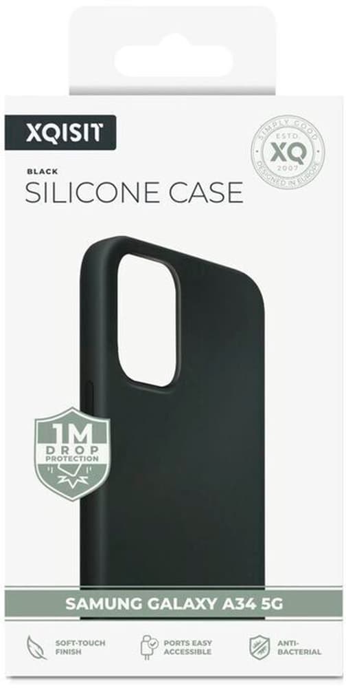 Silicone Case A34 5G - Black Smartphone Hülle XQISIT 798800101747 Bild Nr. 1