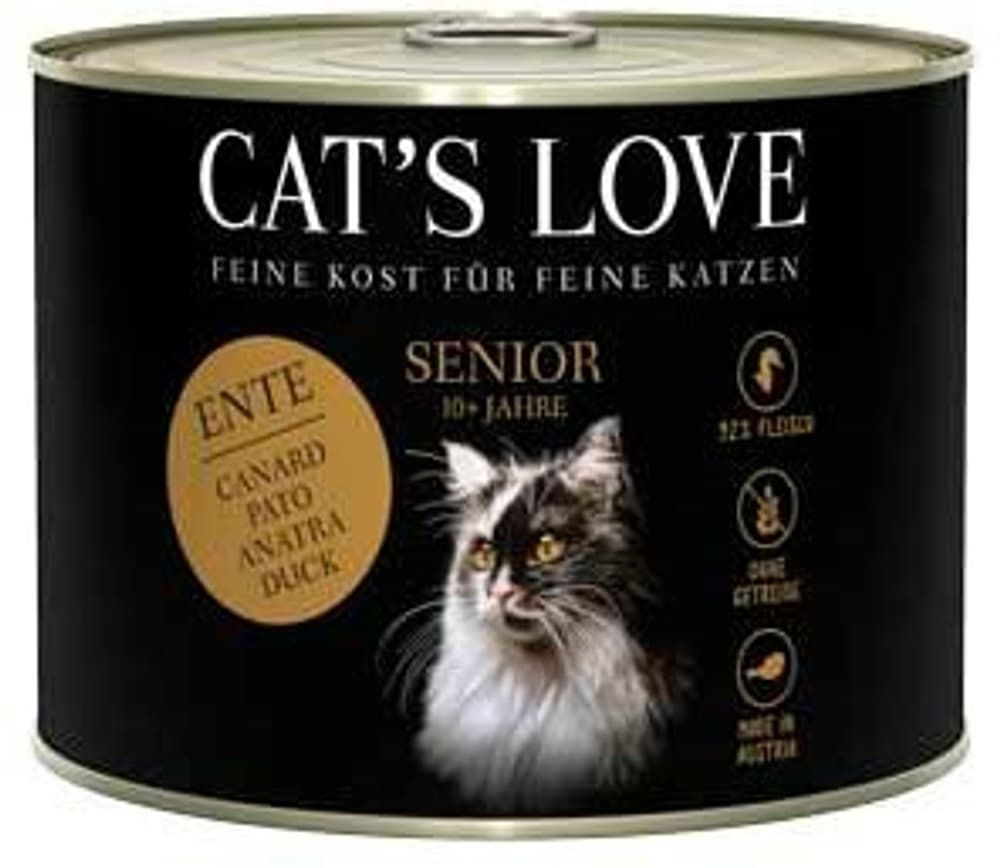 Cats Love Senior Ente Nassfutter 658762700000 Bild Nr. 1