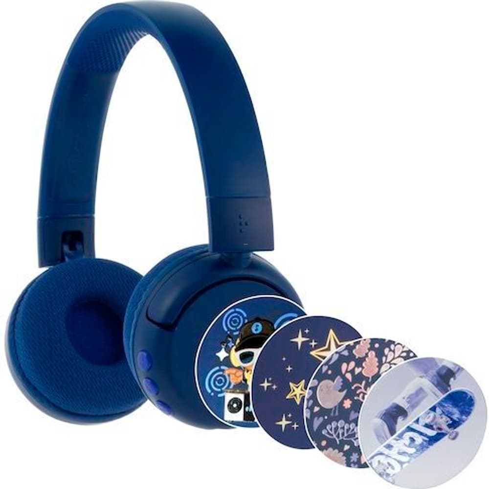 Kids headphones wireless POPFun (Blue) On-Ear Kopfhörer BuddyPhones 785302400818 Bild Nr. 1