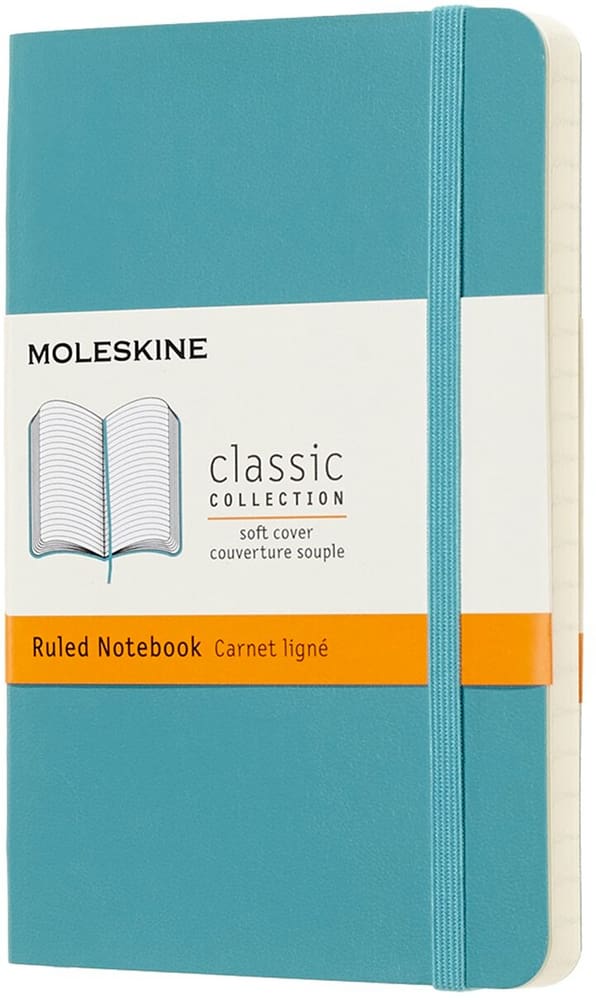 CARNET DOUBLÉ BLEU RÉCIF Carnet des notes Moleskine® 669700125809 Photo no. 1