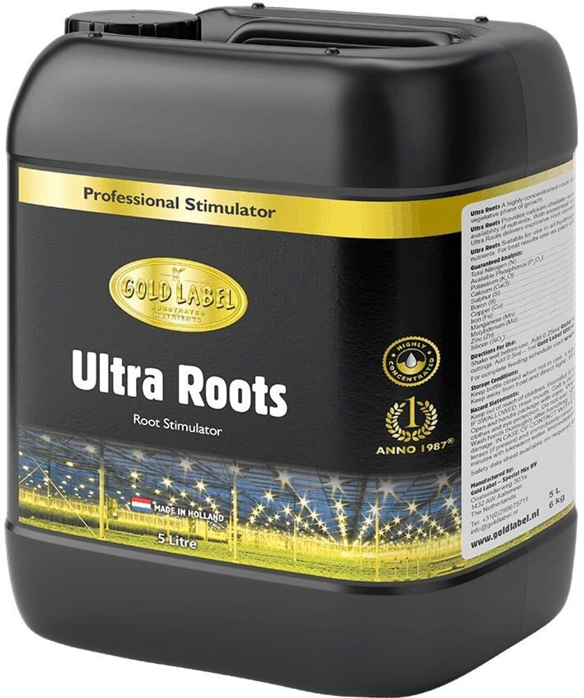 Ultra Roots 5 litri Fertilizzante liquido Gold Label 669700104633 N. figura 1