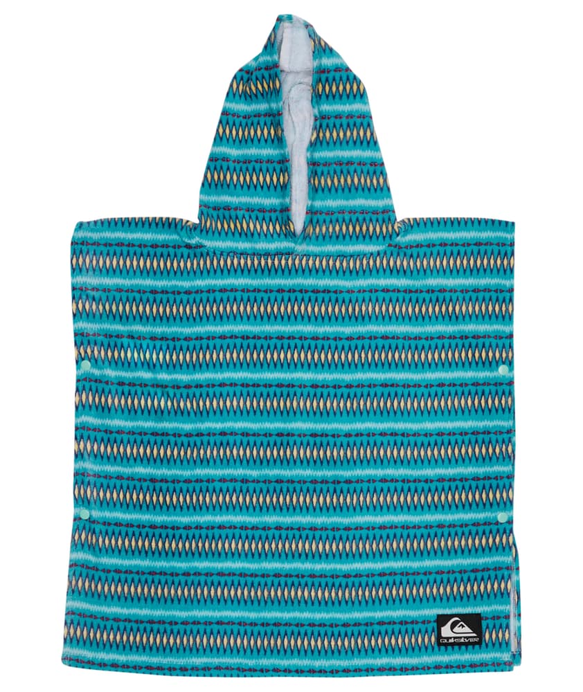 Hoody Towel Poncho de bain Quiksilver 467246200044 Taille one size Couleur turquoise Photo no. 1