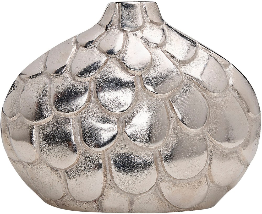 Blumenvase Aluminium silber 26 cm TIMGAD Vase Beliani 674730000000 Bild Nr. 1