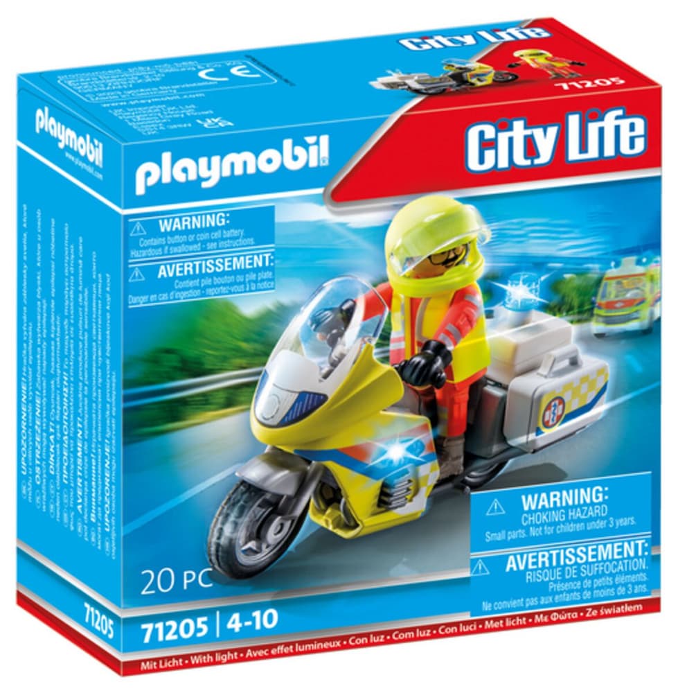 Playmobil 71205 Notarzt-Motorrad mit PLAYMOBIL® 748110400000 Bild Nr. 1