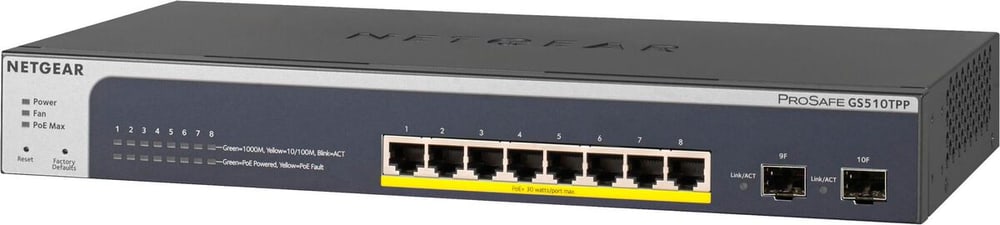 GS510TPP 10 Port Switch di rete Netgear 785302429372 N. figura 1