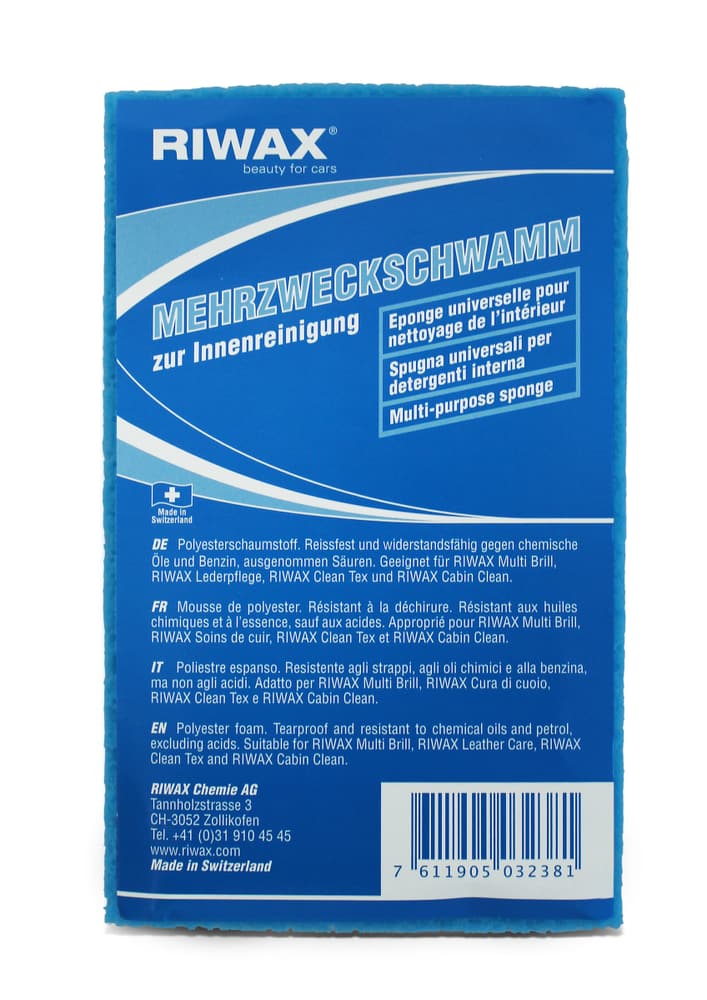 Reinigungshilfsmittel Schwamm Riwax 620101000000 Bild Nr. 1