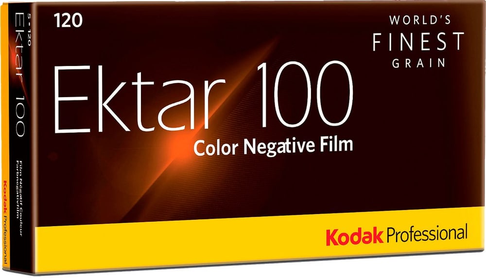 EKTAR 100 120 5-Pack Pellicola a formato medio 120 Kodak 785300135140 N. figura 1