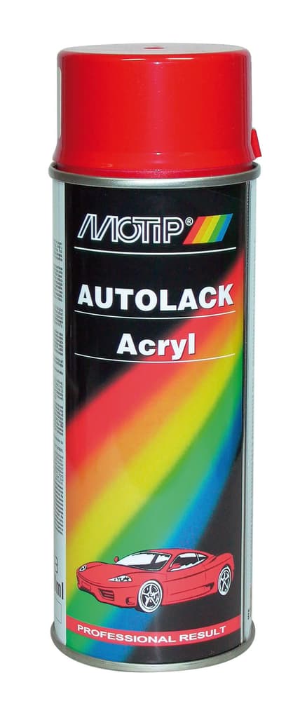 Acryl-Autolack rot 400 ml Lackspray MOTIP 620710400000 Farbtyp 41210 Bild Nr. 1