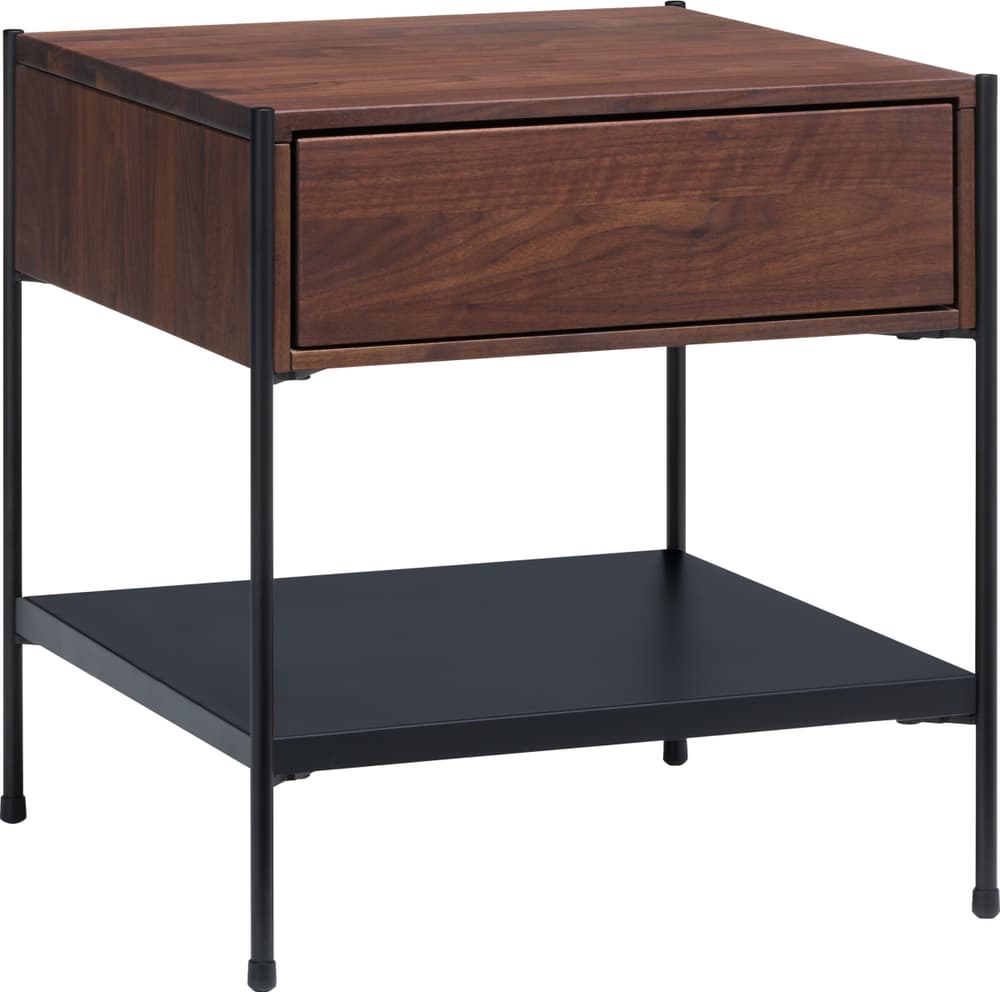 MALA Table de chevet MALA Table de chevet 407771700000 Dimensions L: 40.0 cm x P: 40.0 cm x H: 43.0 cm Couleur Noyer Photo no. 1