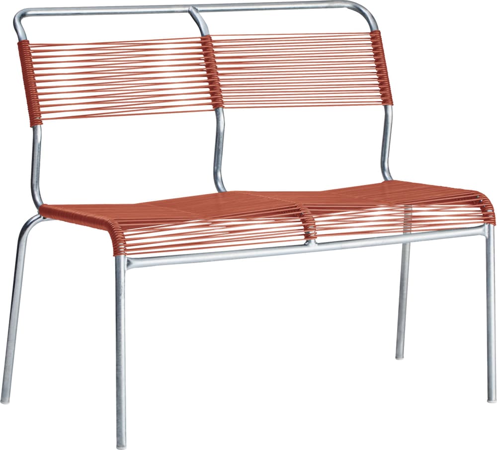 SÄNTIS Banc Schaffner 408055200079 Dimensions L: 98.0 cm x P: 58.0 cm x H: 85.0 cm Couleur Terracotta Photo no. 1
