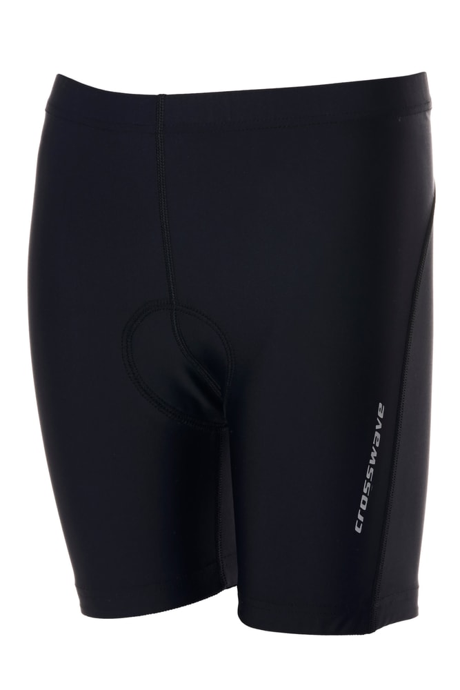 Pantaloncini tight da ciclista Pantaloni da ciclismo Crosswave 462876214020 Taglie 140 Colore nero N. figura 1