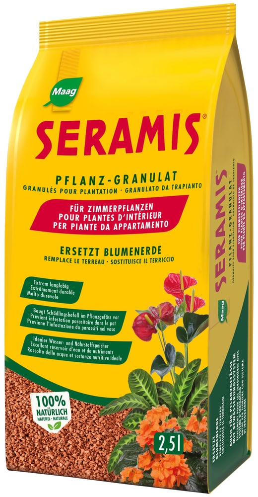 Seramis Indoor Pflanz-Granulat, 2.5 l Pflanzgranulat Seramis 657608700000 Bild Nr. 1