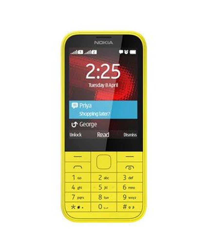 NOKIA 225 Dual SIM giallo Nokia 95110021789414 No. figura 1