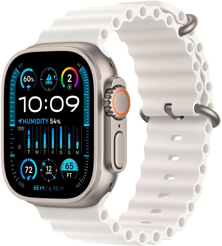 Watch Ultra 2 Ocean Band Weiss Smartwatch Apple 785302428096 Bild Nr. 1