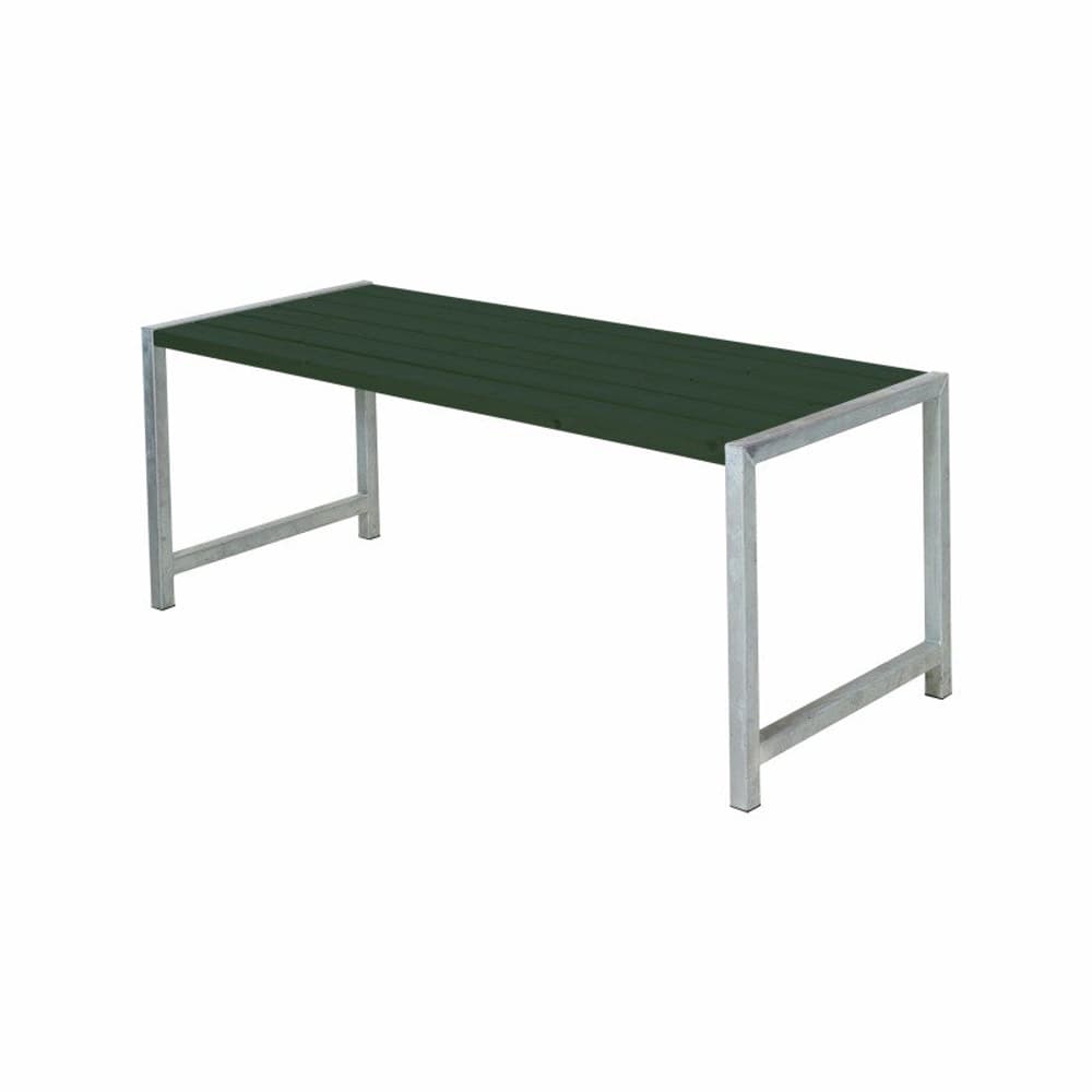 Table en planches 186x77x72 cm Traitement fongicide. Fondus RAL 6009 Vert Table PLUS 662216500000 Photo no. 1