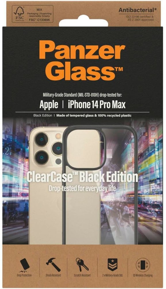 ClearCase iPhone 14 Pro Max Cover smartphone Panzerglass 785300196519 N. figura 1