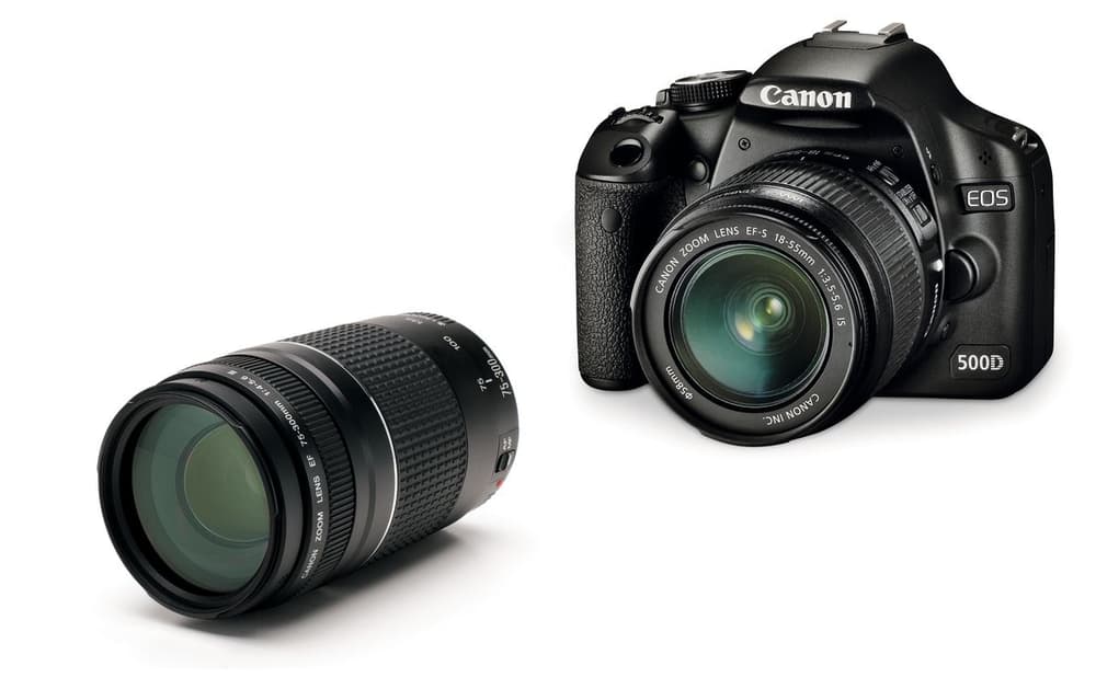 EOS 500D Kit 18-55mm & 75-300mm Canon 79335620000011 Bild Nr. 1