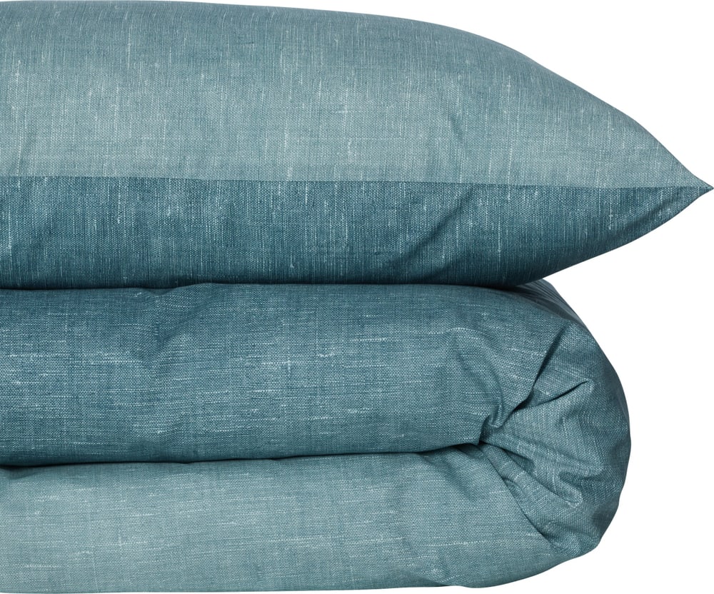 NELA Federa per cuscino in percalle 451329410665 Dimensioni Federa per cuscino - 65 x 65 cm Colore Blu N. figura 1