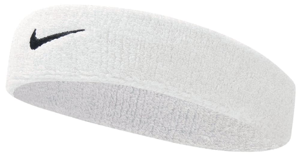 Nike Swoosh Headband Fascia per il sudore Nike 473227499910 Taglie One Size Colore bianco N. figura 1