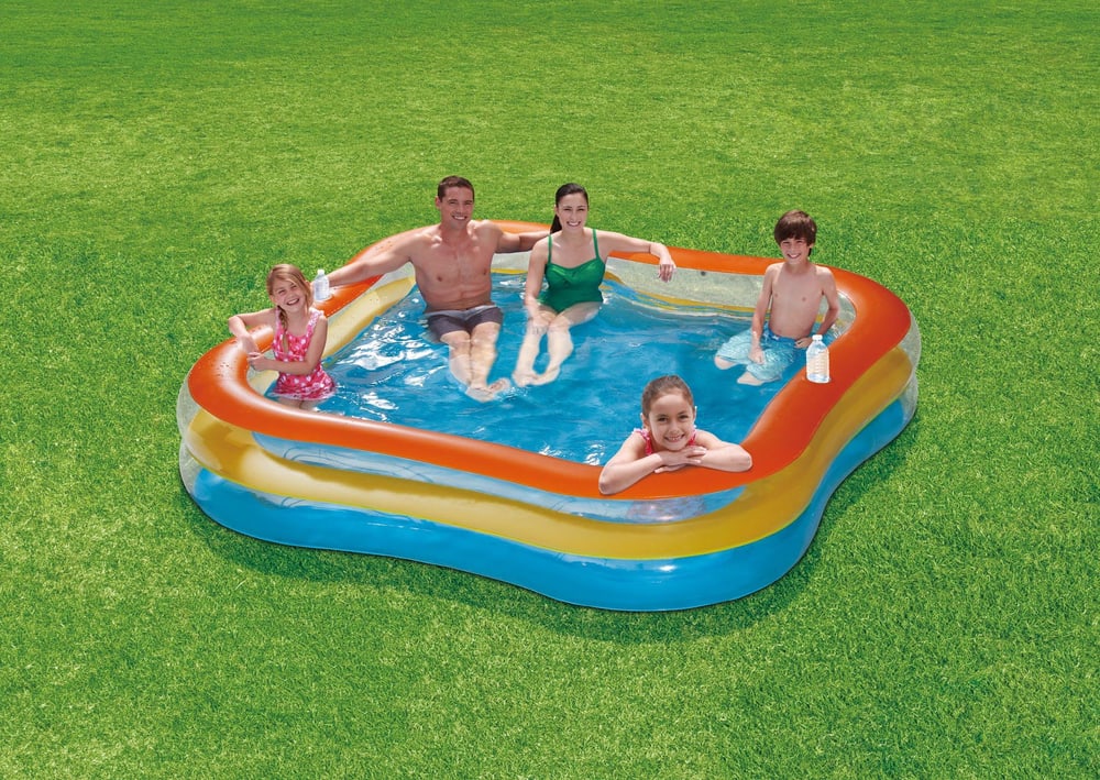 Family Pool quadratisch Planschbecken Summer Waves 64713310000013 Bild Nr. 1