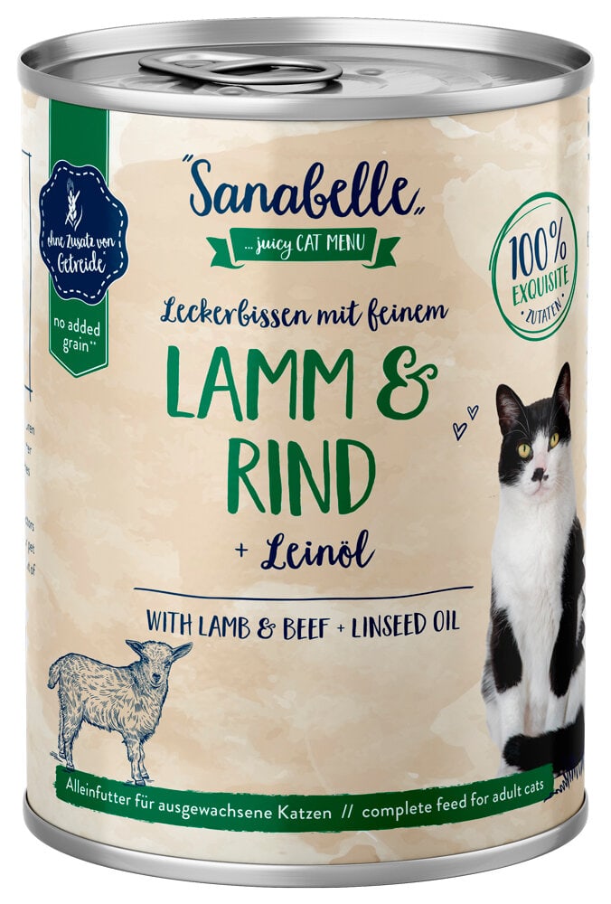 Lamm & Rind, 0.4 kg Nassfutter Sanabelle 658332900000 Bild Nr. 1