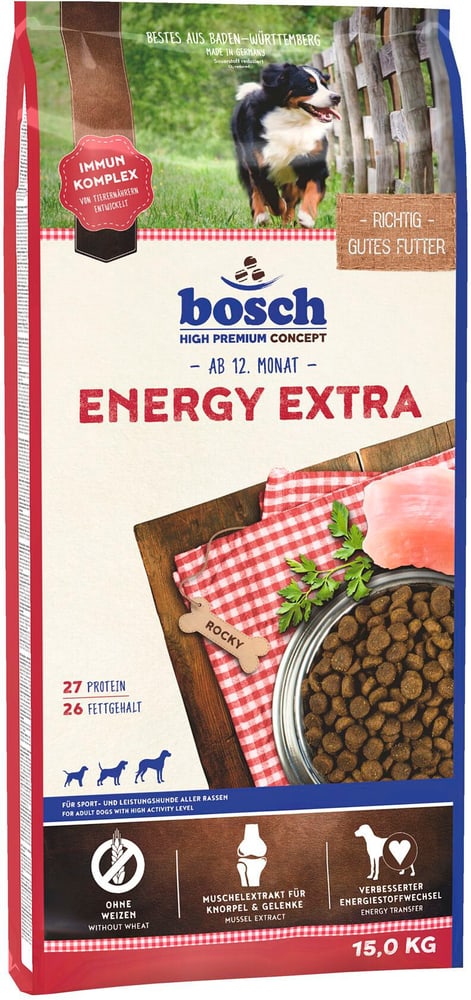 Energy Extra 15 kg Aliments secs bosch HPC 669700101396 Photo no. 1