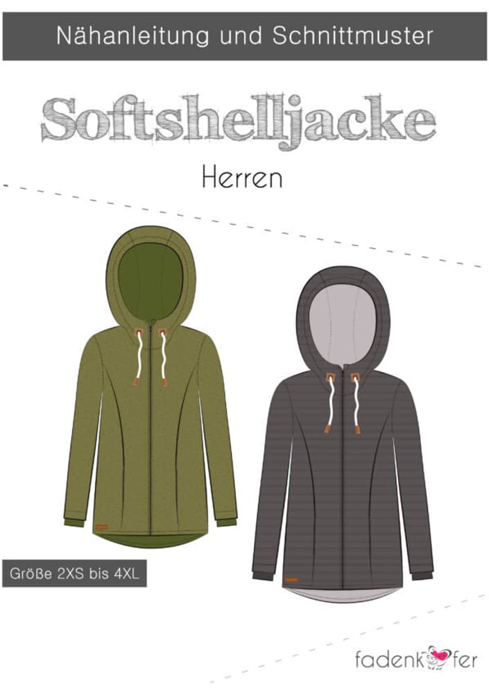 Papierschnittmuster Softshelljacke Schnittmuster Fadenkäfer 669700125612 Bild Nr. 1