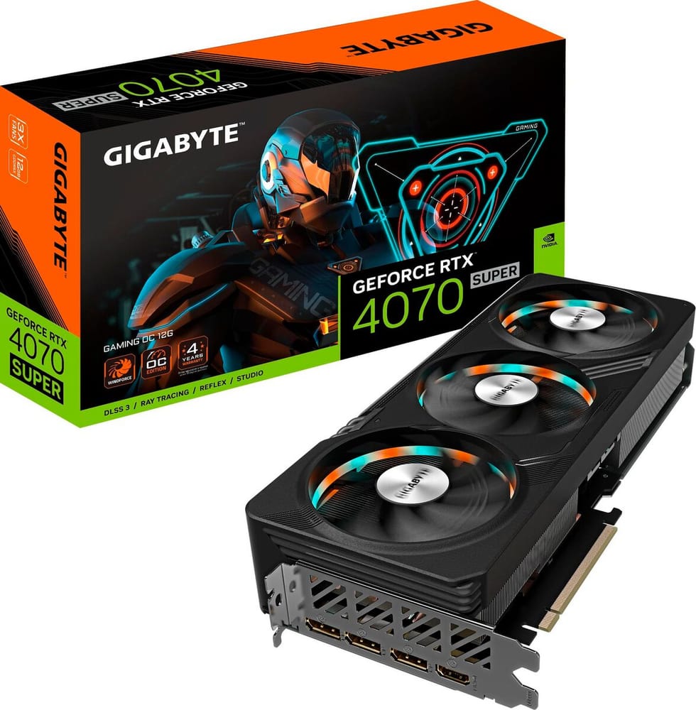 GeForce RTX 4070 SUPER GAMING OC 12 GB Grafikkarte Giga-Byte 785302434026 Bild Nr. 1