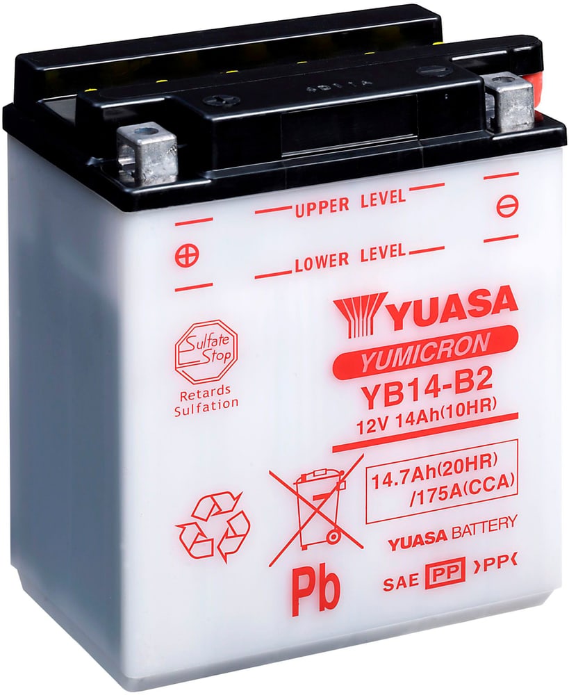 Batterie Yumicron 12V/14.7Ah/175A Motorradbatterie 621218200000 Bild Nr. 1