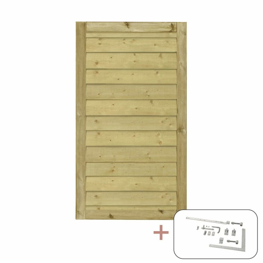 Klink porta singola incl. ferramenta 100x163 cm f. arresto a destra/sinistra Cancello PLUS 669700107273 N. figura 1