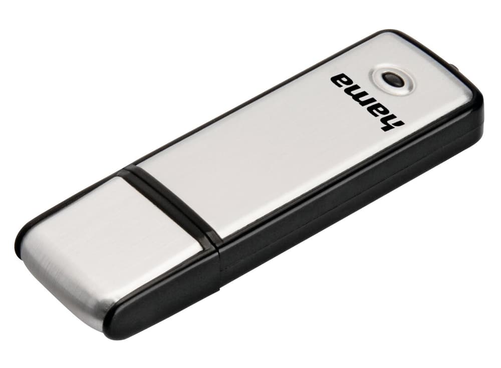 Fancy USB 2.0, 128 GB, 10 MB/s, Schwarz/Silber USB Stick Hama 785300172576 Bild Nr. 1