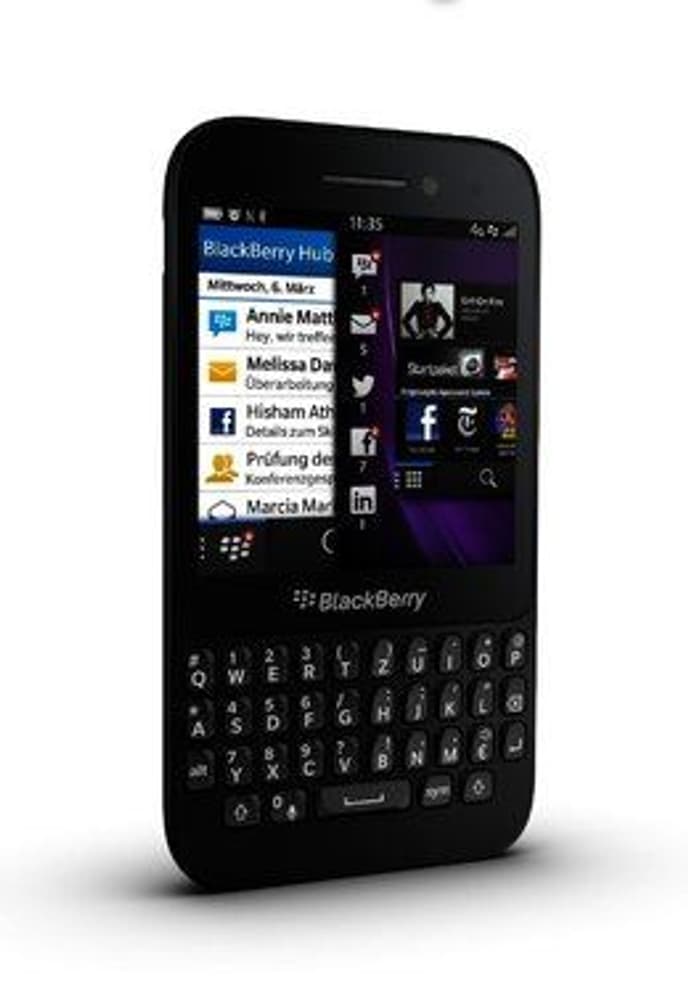 BLACKBERRY Q5 QWERTZ noir Téléphone port BlackBerry 95110003544813 No. figura 1