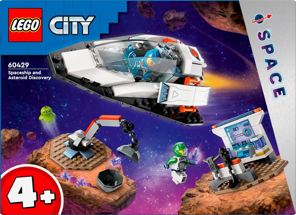 City 60429 Navetta spaziale e scoperta di asteroidi LEGO® 741911500000 N. figura 1