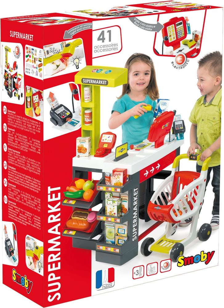 Smoby Supermarket rouge / verte Smoby 74639770000017 Photo n°. 1