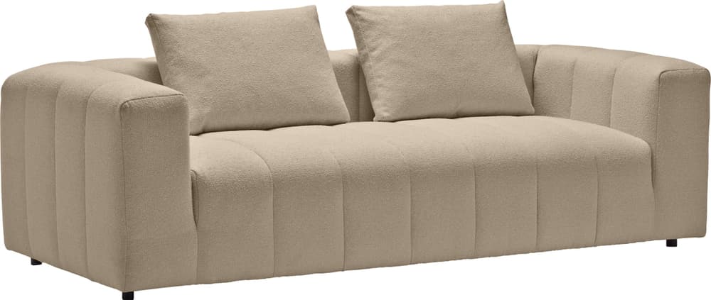 RAYAS 3er-Sofa 405885130374 Grösse B: 237.0 cm x T: 105.0 cm x H: 64.5 cm Farbe Beige Bild Nr. 1