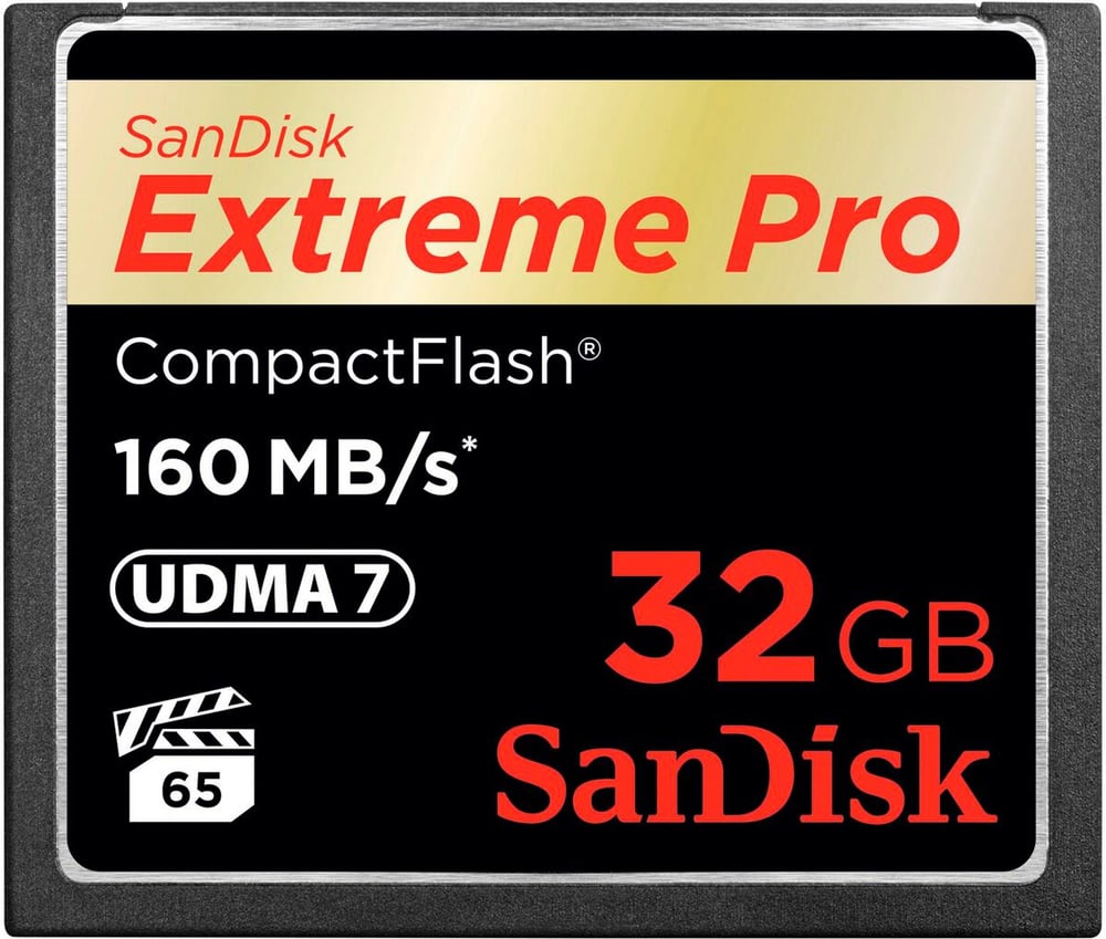 ExtremePro 160MB/s Compact Flash 32GB Scheda di memoria SanDisk 785302422454 N. figura 1