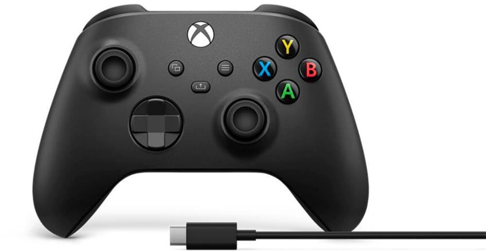 Xbox X Wireless Controller Black Inkl. USB-C Kabel Gaming Controller Microsoft 785302422905 Bild Nr. 1
