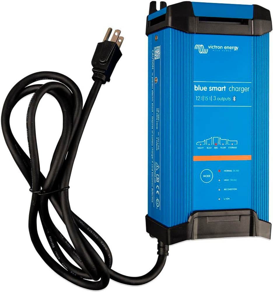 Caricabatterie Blu Smart IP22 Caricatore 12/15(3) 230V CEE 7/7 Caricabatteria Victron Energy 614521200000 N. figura 1