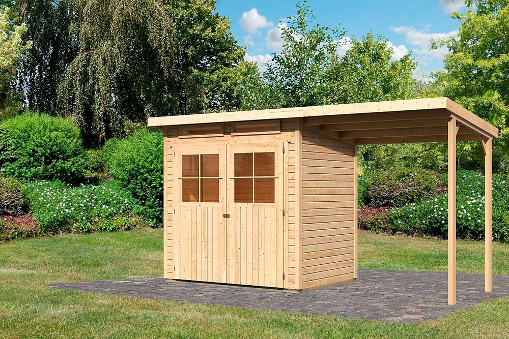 Gartenhaus Glücksburg 2 Set, 19 mm Gartenhaus Karibu 647452000000 Bild Nr. 1